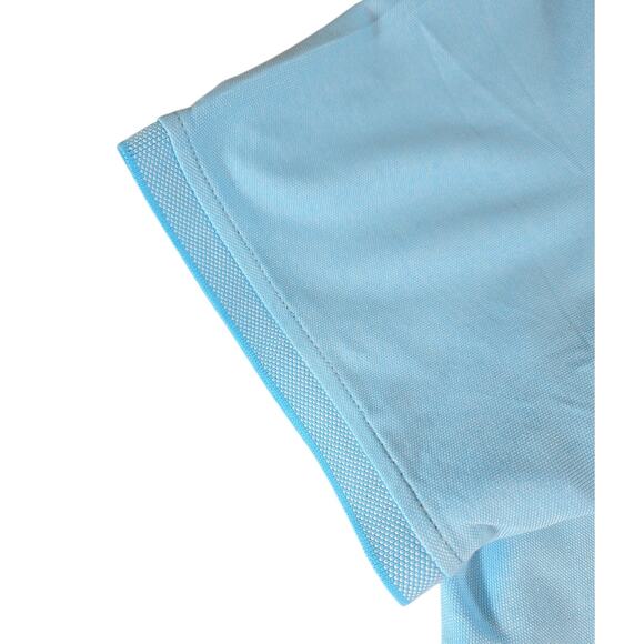 IZOD Performance Polo Shirt Mens XXL Teal Blue Golf UPF-15 Wicking Cotton Blend - Picture 5 of 8